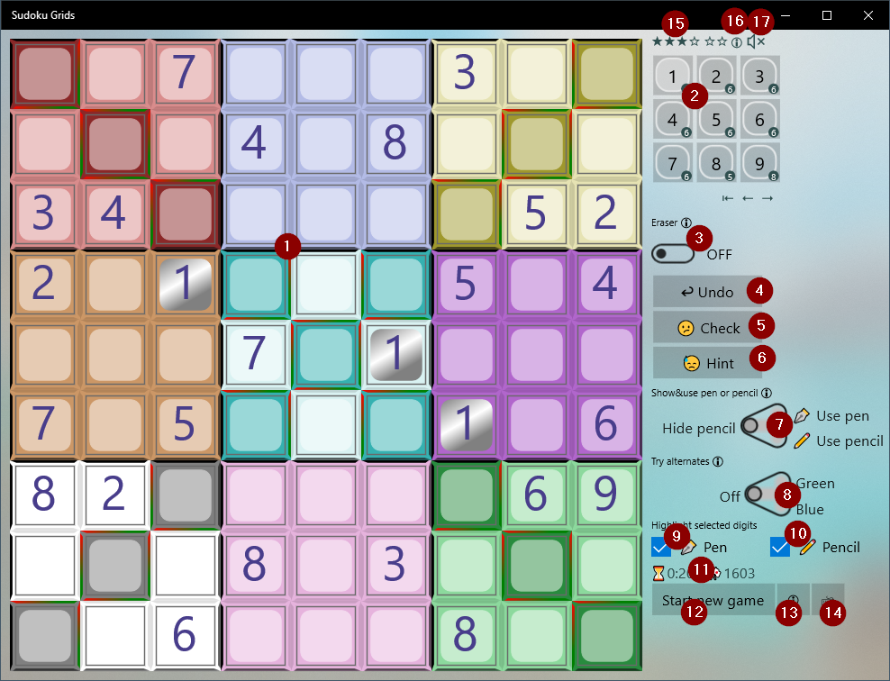 sudoku app with auto pencil marks